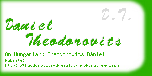 daniel theodorovits business card