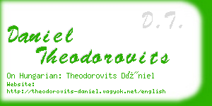 daniel theodorovits business card